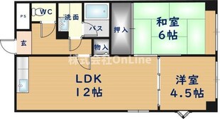 デルニエアンの物件間取画像